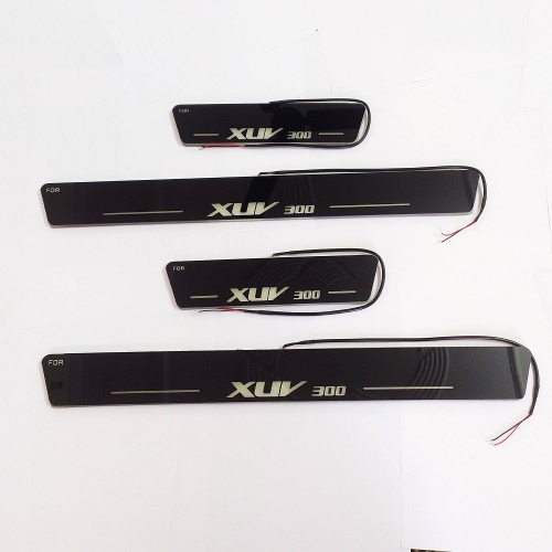 Mahindra XUV300 2019 Onward Door Scuff LED Matrix Moving Light Foot